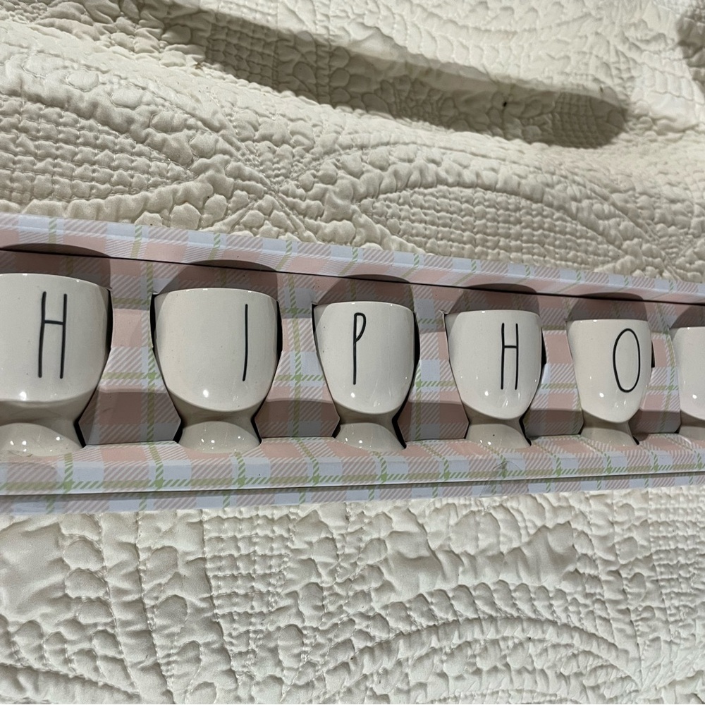 Rae Dunn egg holder set of 6